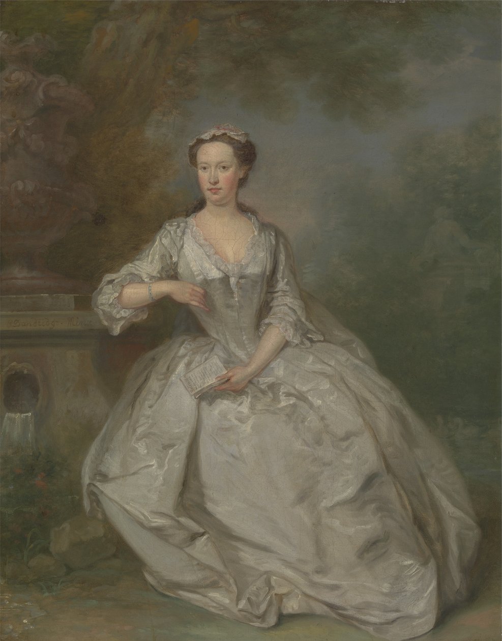 Una Dama con un Libro, c.1730-40 de Bartholomew Dandridge