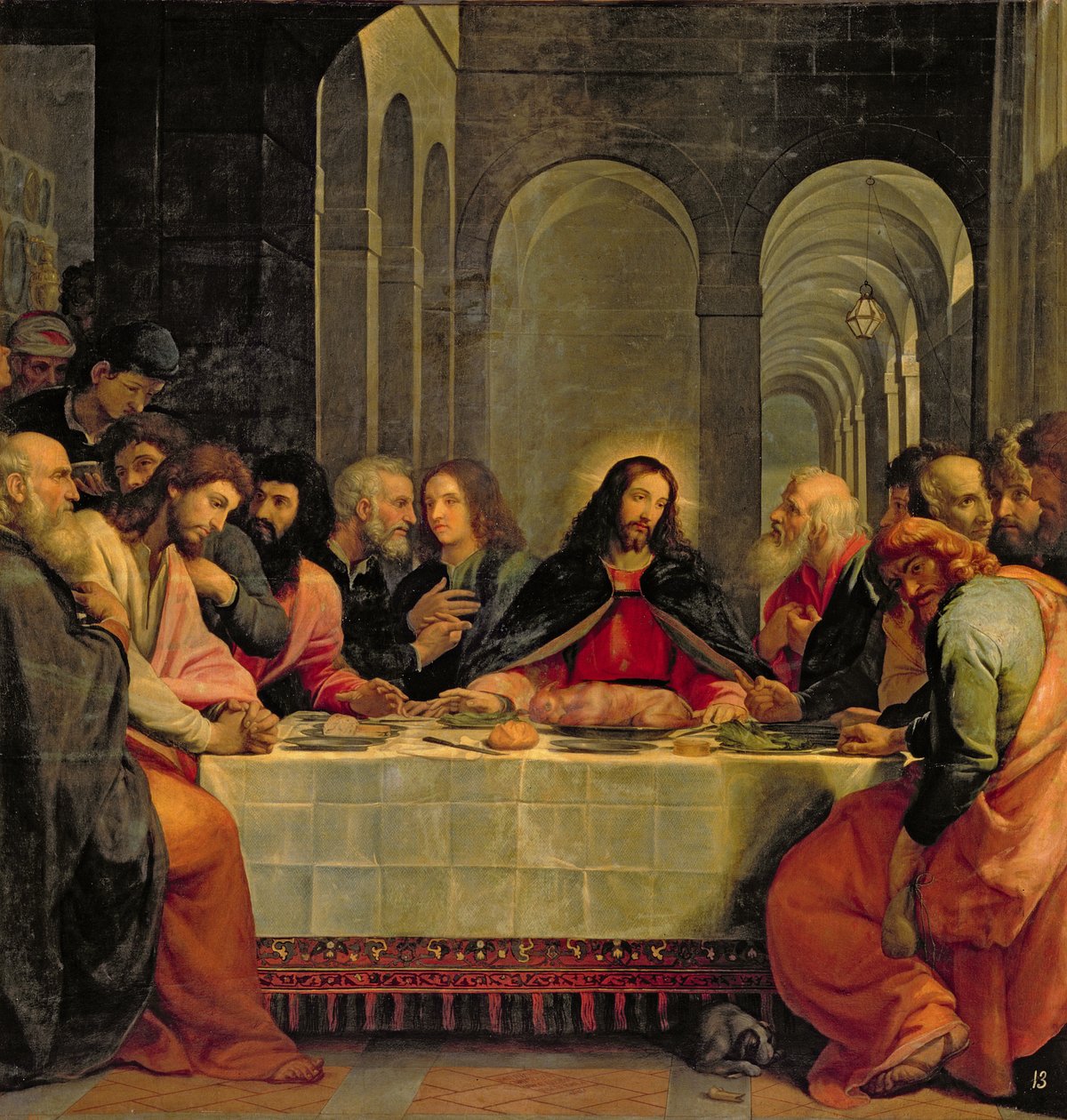 La Última Cena de Bartolomé Carducho