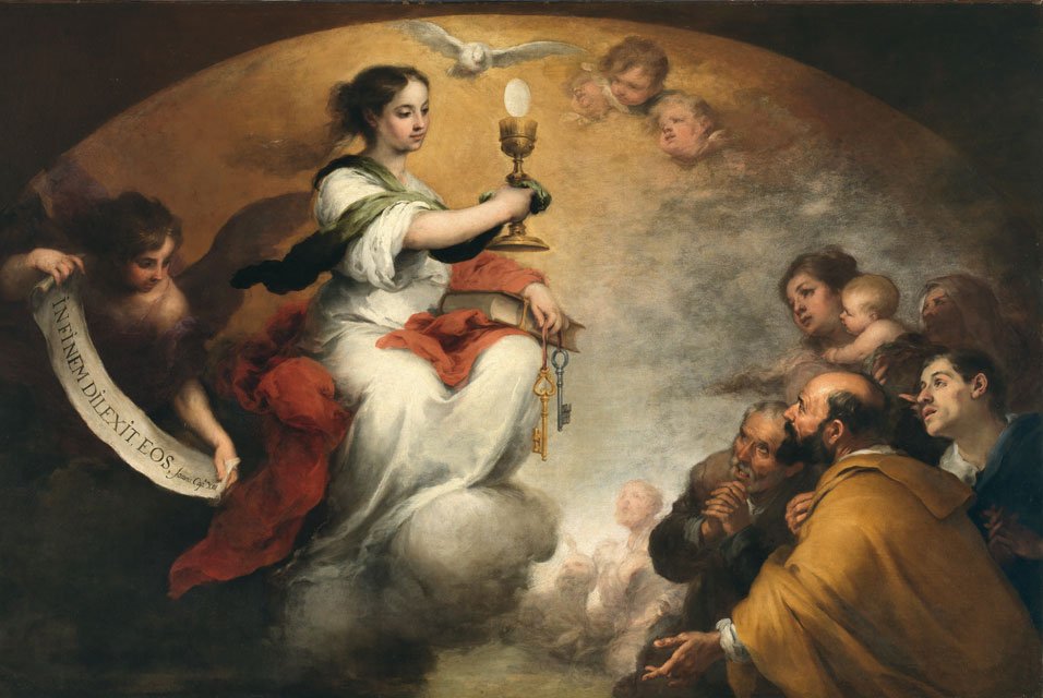 Fe o La Iglesia Triunfante de Bartolomé Esteban Murillo