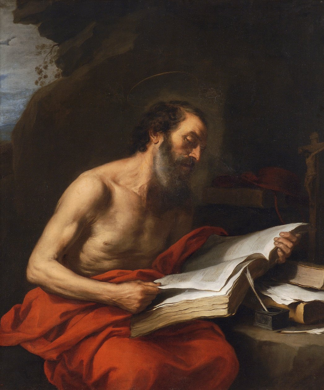 San Jerónimo leyendo de Bartolomé Esteban Murillo