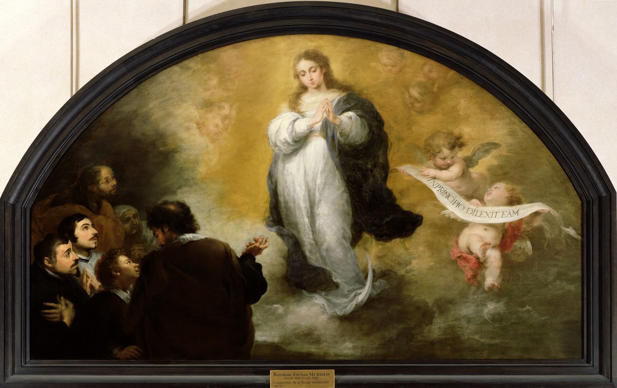 La aparición de la Virgen, 1665 de Bartolomé Esteban Murillo