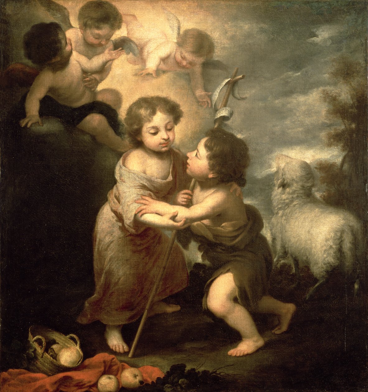 Los infantes Cristo y Juan el Bautista de Bartolomé Esteban Murillo