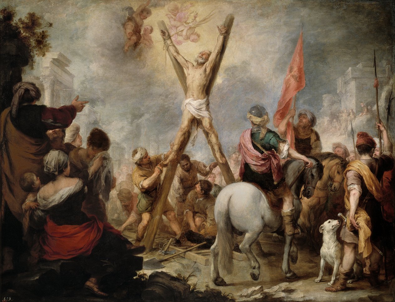 El martirio de San Andrés el Apóstol de Bartolomé Esteban Murillo