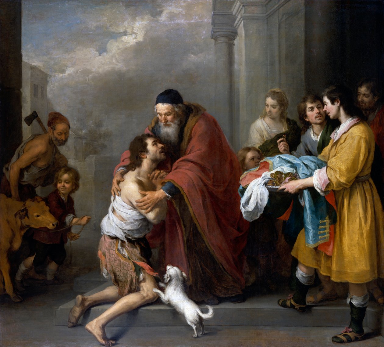 El regreso del hijo pródigo de Bartolomé Esteban Murillo