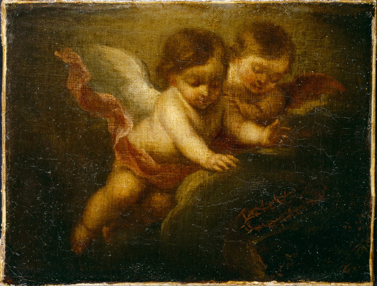 Dos ángeles niños de Bartolomé Esteban Murillo