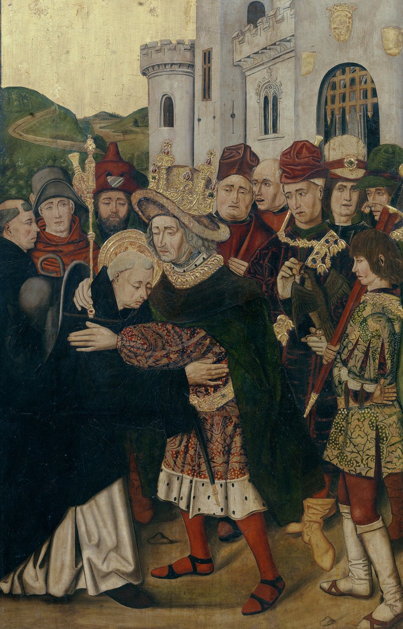El Rey Fernando I de Castilla recibe a Santo Domingo de Silos de Bartolomé Bermejo