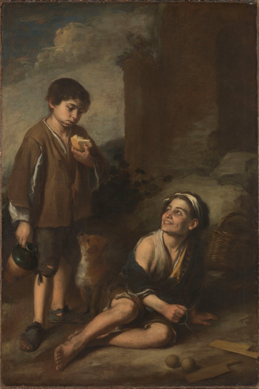 Dos niños campesinos de Bartolomé Esteban Murillo