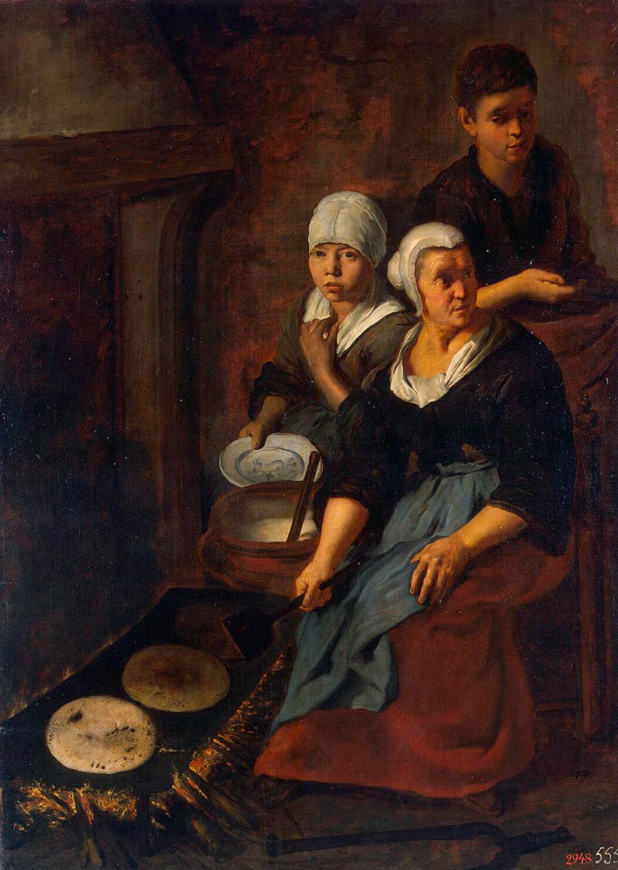 Horneado de tortas planas, 1645-1648 de Bartolomé Esteban Murillo