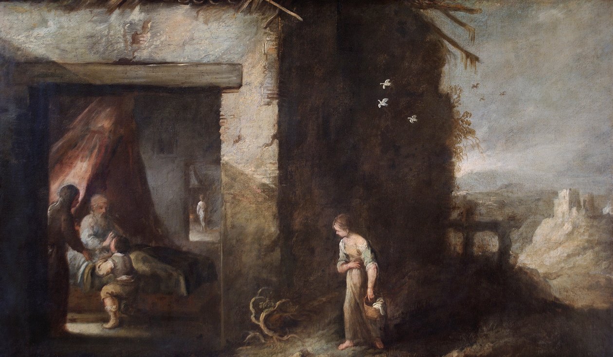 Isaac Bendiciendo a Jacob de Bartolomé Esteban Murillo