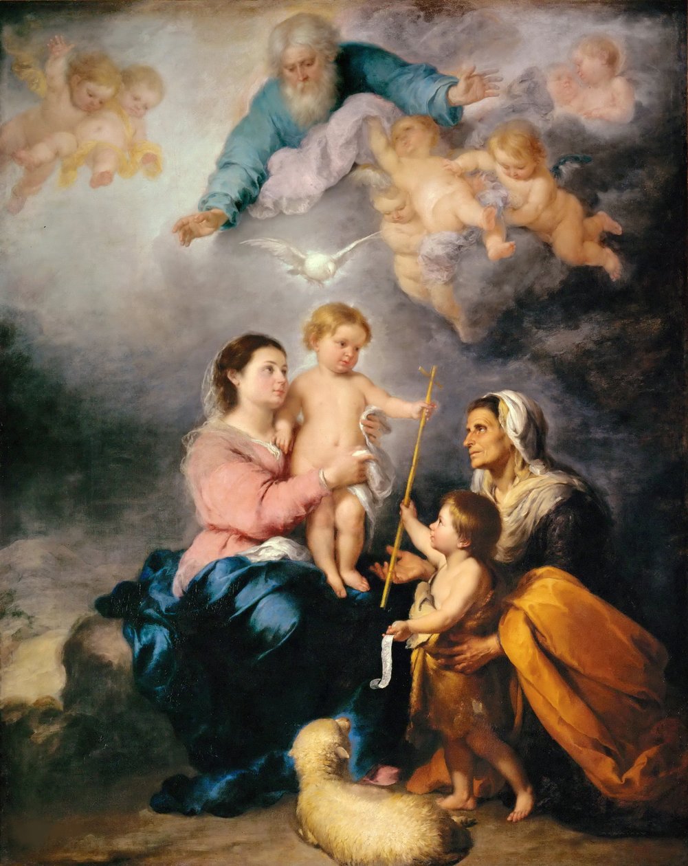 La Sagrada Familia La Virgen de Sevilla de Bartolomé Esteban Murillo