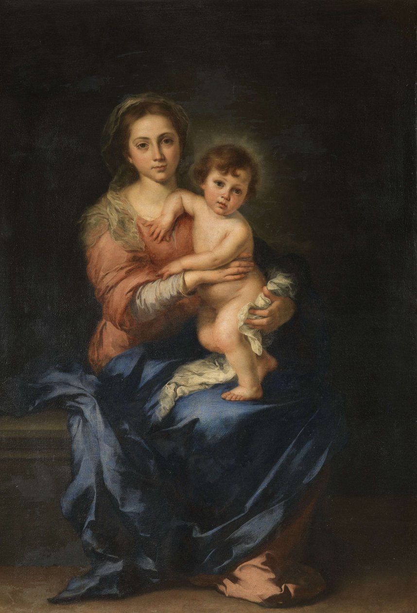 La Virgen y el Niño, 1650 de Bartolomé Esteban Murillo