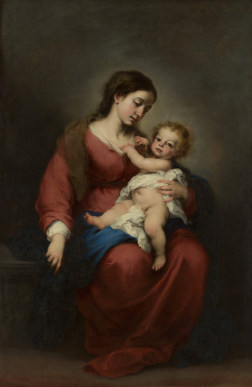 Virgen y Niño de Bartolomé Esteban Murillo