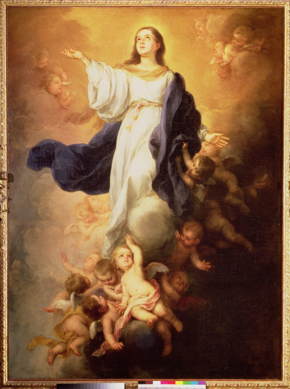 La Asunción de la Virgen, 1670s de Bartolomé Esteban Murillo