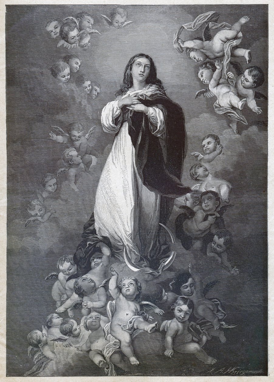 Inmaculada Concepción de Bartolome Esteban (after) Murillo