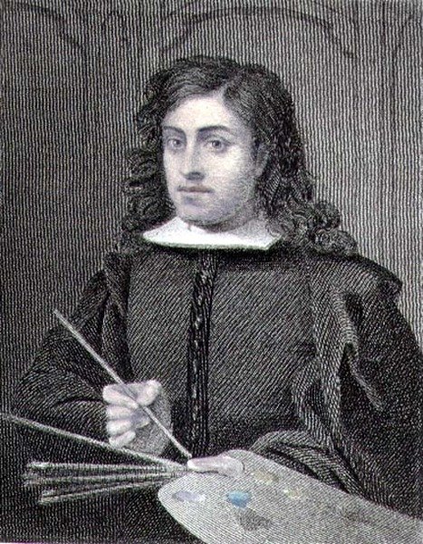 Autorretrato, grabado por Edward Scriven (1775-1841) pub. por William Maczenzie de Bartolome Esteban (after) Murillo