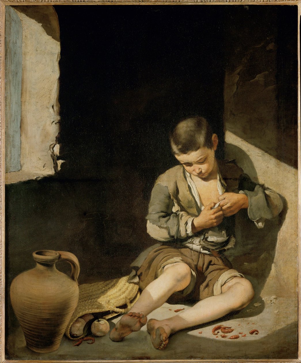 Le jeune mendiant - el joven mendigo ... de Bartolome Esteban (school of) Murillo