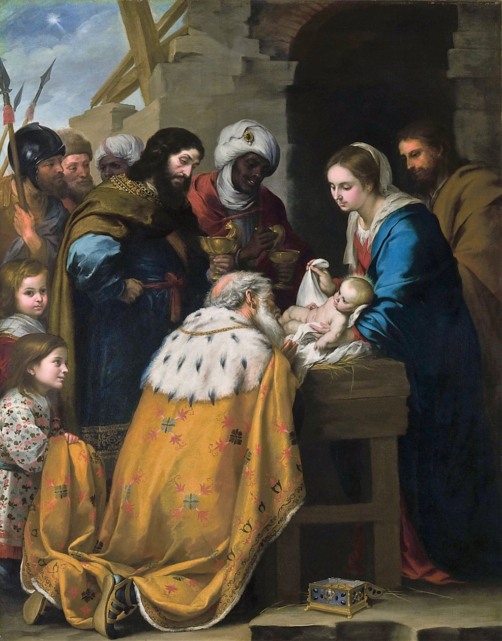 Adoración de los Reyes Magos de Bartolomé Esteban Murillo