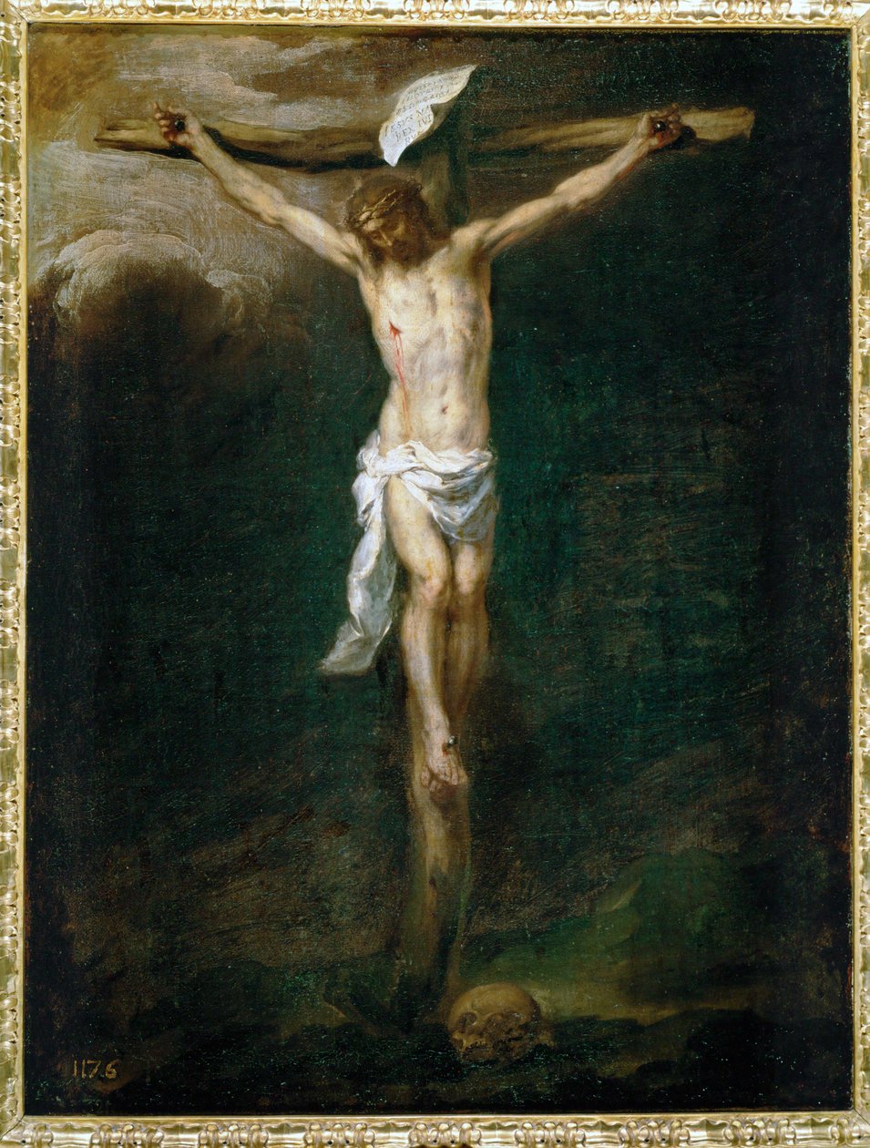 Cristo en la Cruz ... (pintura sobre lienzo) de Bartolome Esteban Murillo