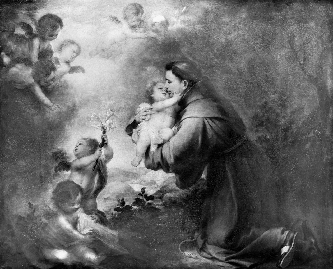 San Antonio de Padua con el Niño Jesús de Bartolomé Esteban Murillo