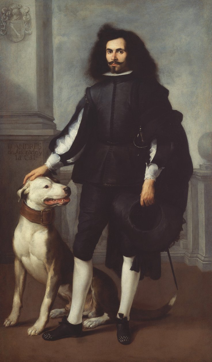 Don Andrés de Andrade y la Cal, c.1665-72 de Bartolomé Esteban Murillo