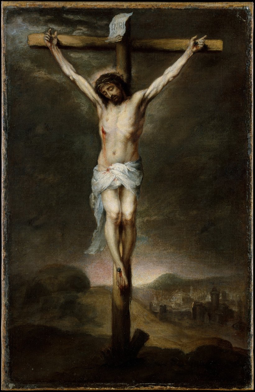 La crucifixión de Bartolomé Esteban Murillo