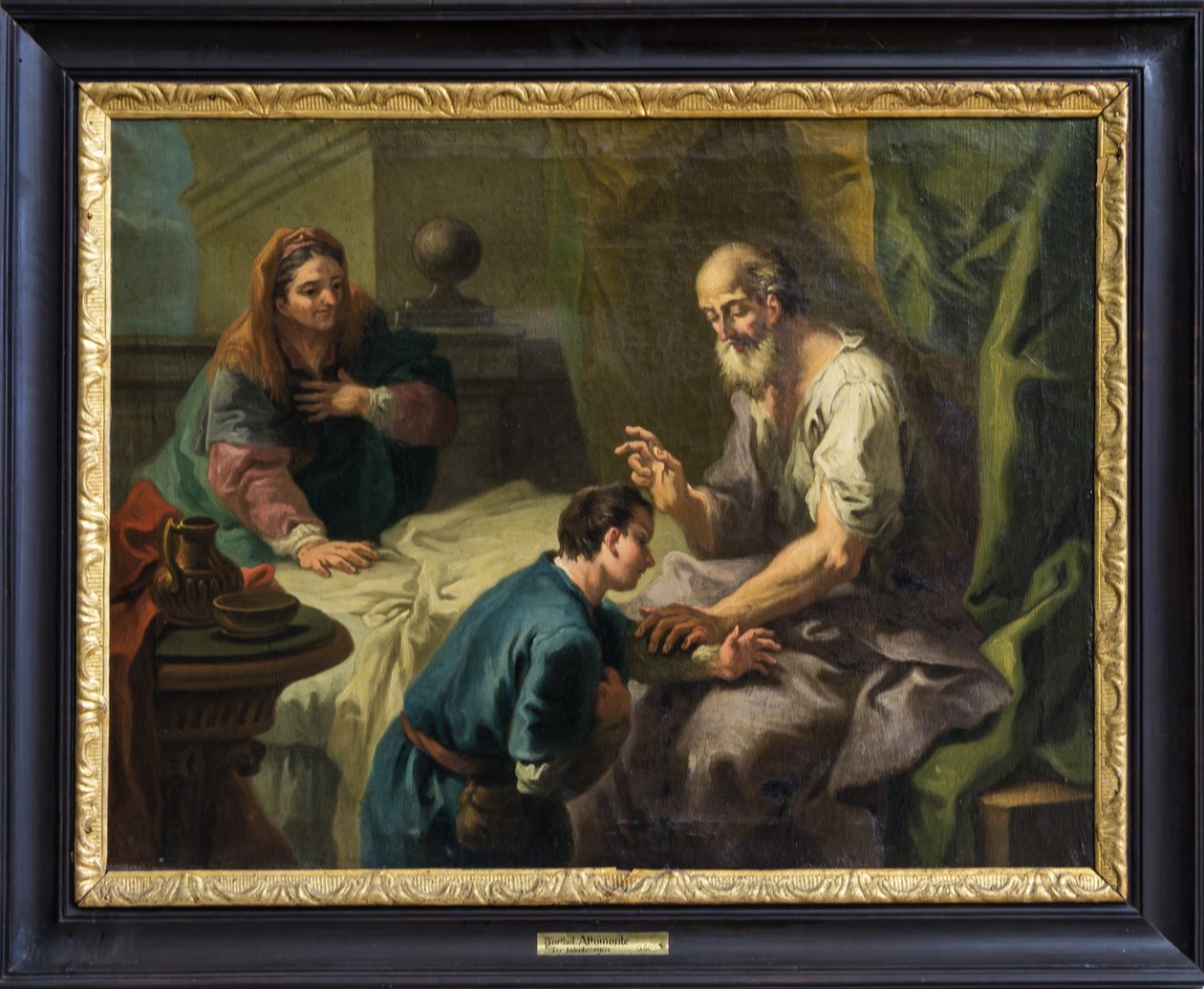 Isaac bendiciendo a Jacob de Bartolomeo Altomonte