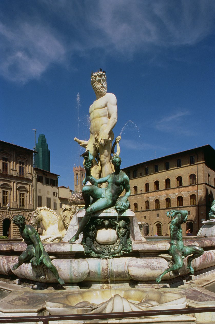 La Fuente de Neptuno, 1560-75 de Bartolomeo Ammannati