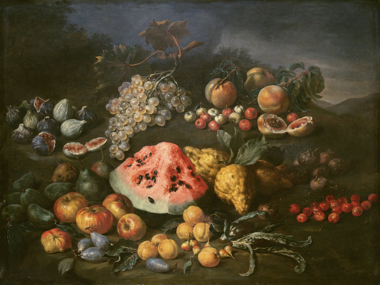 Naturaleza muerta de Bartolomeo Bimbi