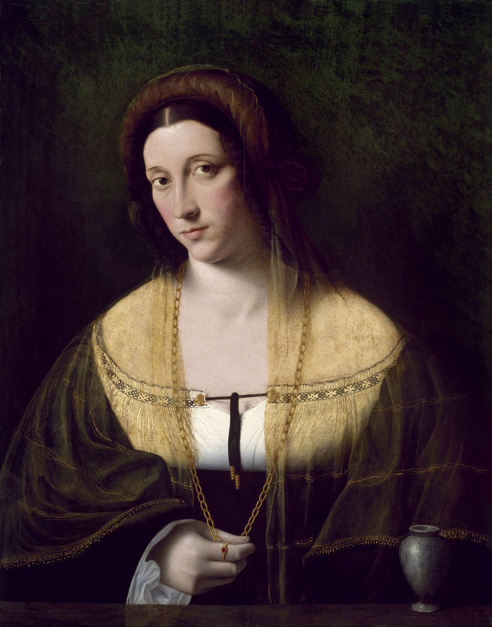 Retrato de una dama de Bartolomeo Veneto