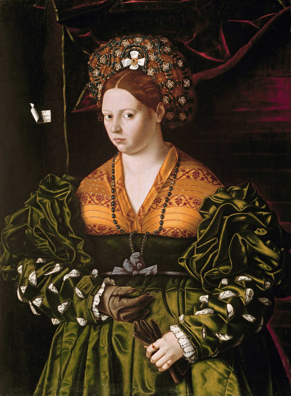 Retrato de una dama de Bartolomeo Veneto