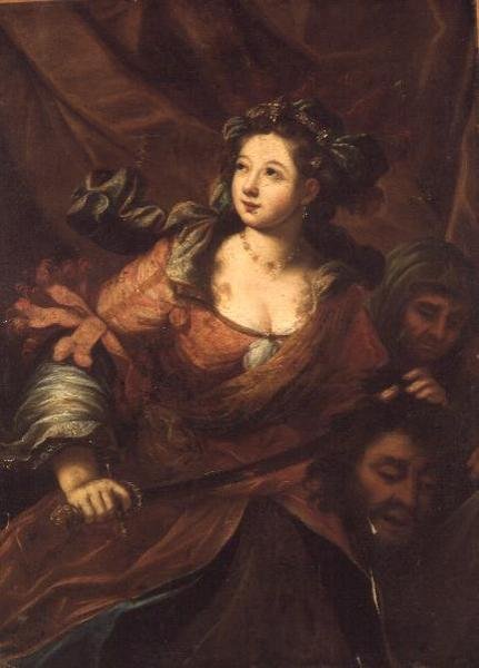 Judith saliendo de la tienda de Holofernes de Bartolomeo (attr. to) Biscaino