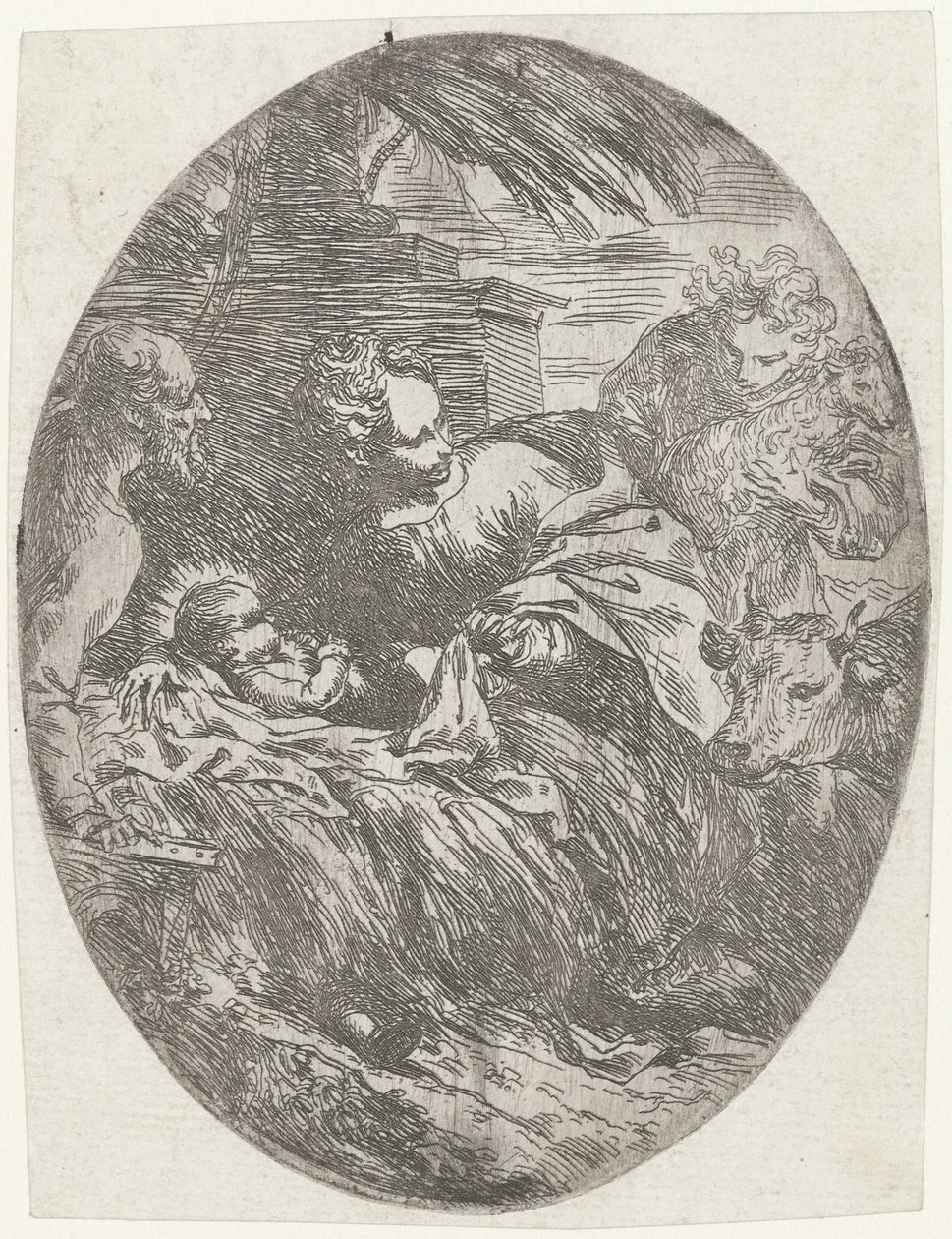 nacimiento de cristo de Bartolomeo Biscaino
