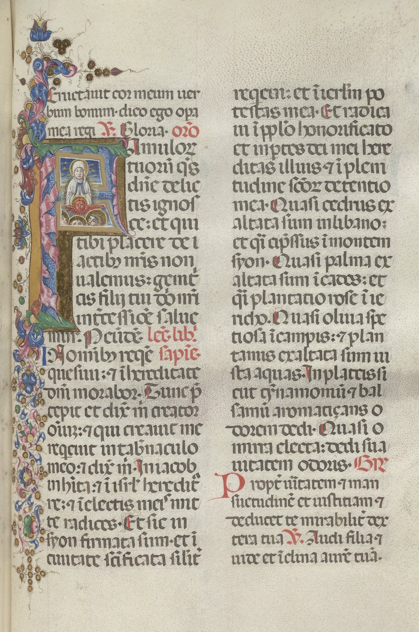 Misal: Fol. 306: Asunción de la Virgen, 1469 de Bartolomeo Caporali