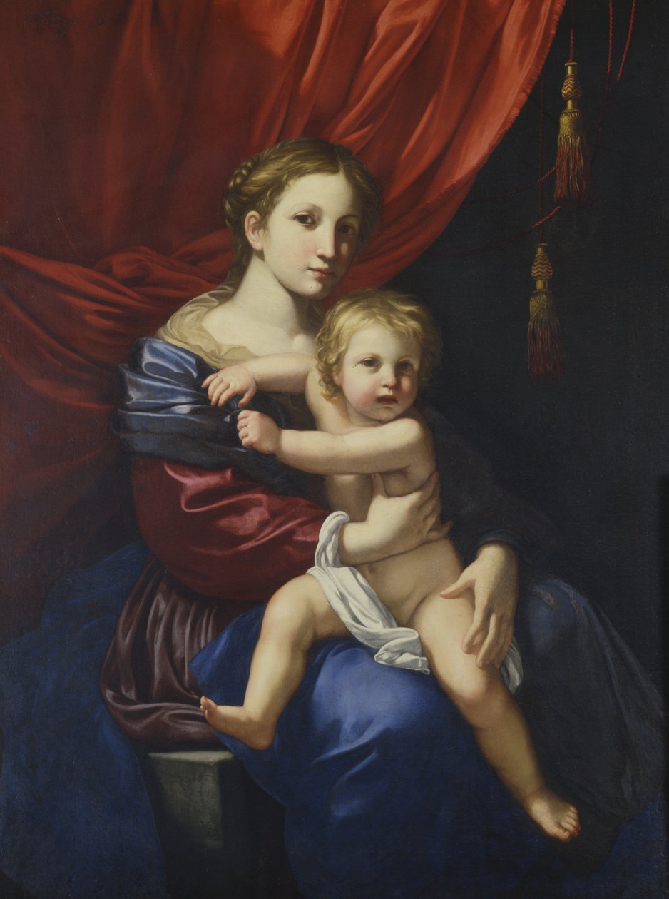 Madonna y el niño de Bartolomeo Cavarozzi