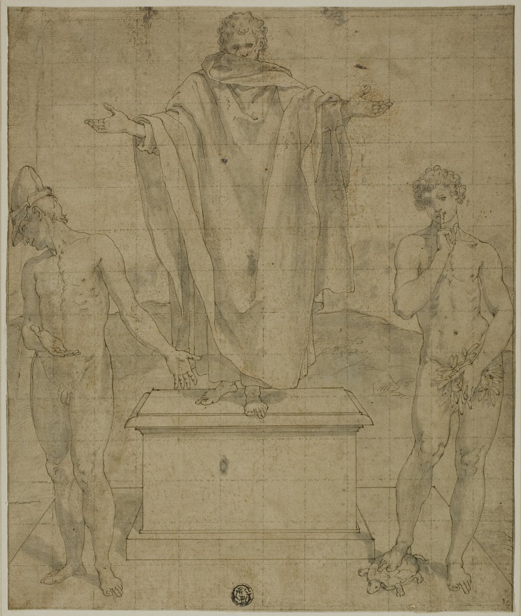 Estudio para Alegoría de la Fe y el Silencio de Bartolomeo Cesi