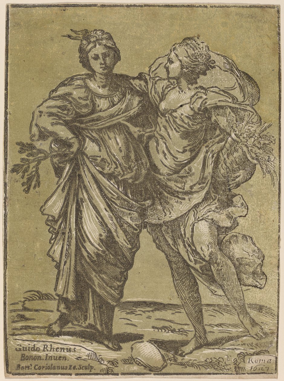 Alianza de Paz y Abundancia de Bartolomeo Coriolano after Guido Reni