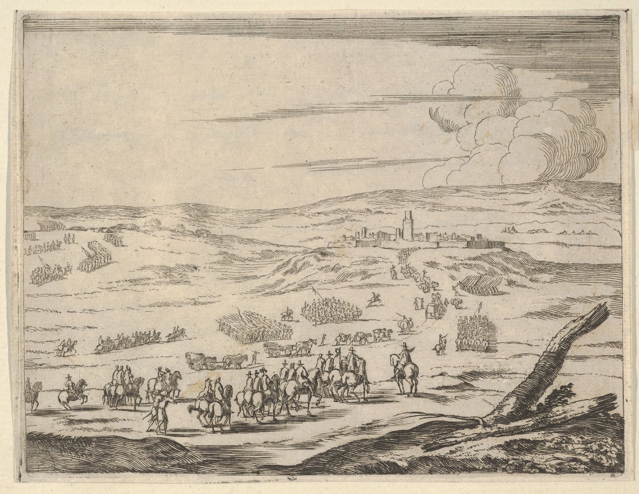 A pesar de la valiente oposición de los alemanes y los españoles, Francesco I d
