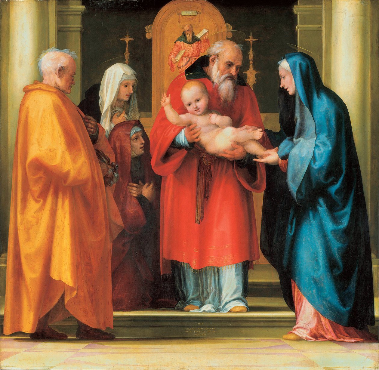 Presentación de Jesús en el Templo (detalle) de Bartolomeo Fra
