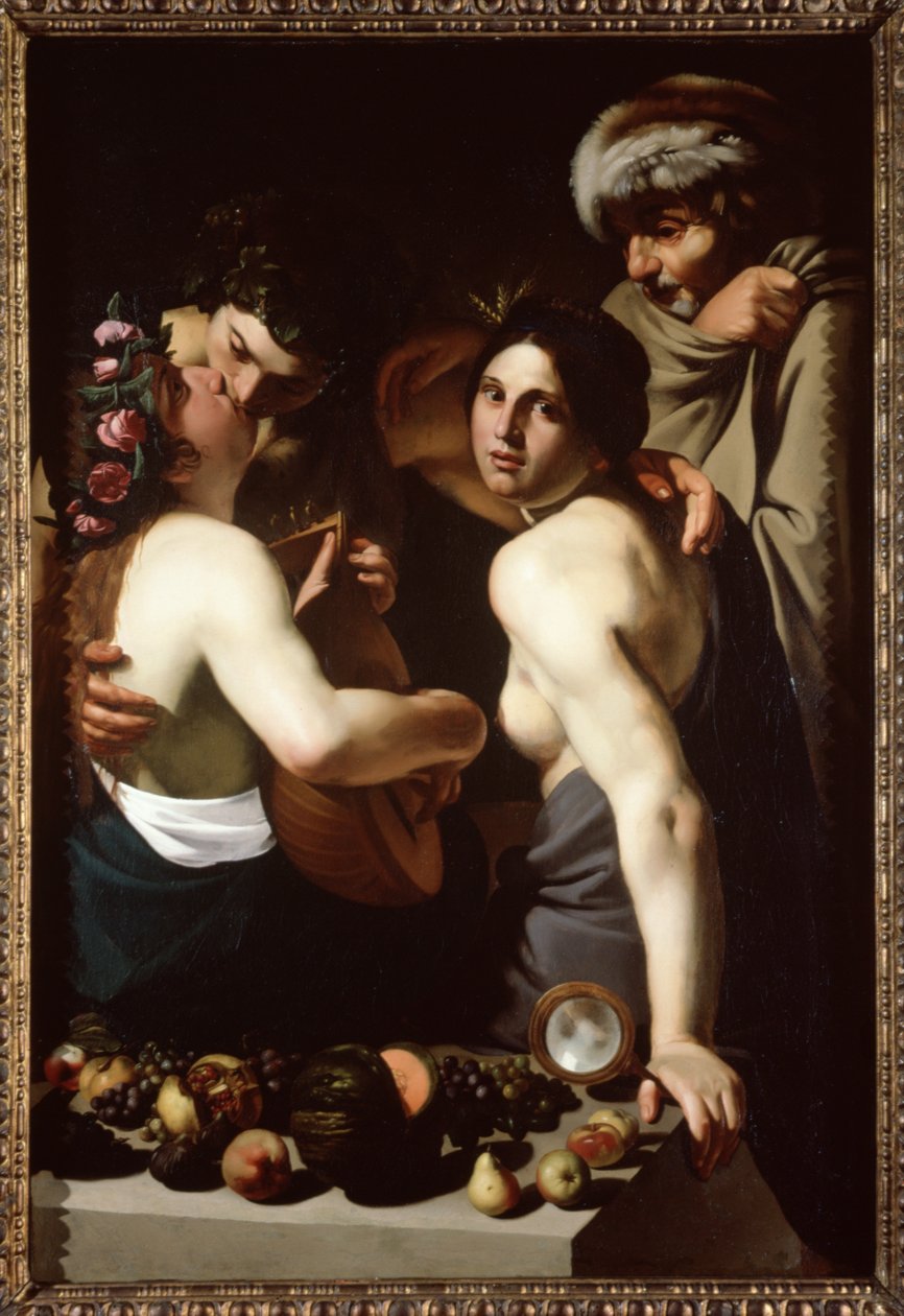 Alegoría de las Cuatro Estaciones, c.1610 de Bartolomeo Manfredi