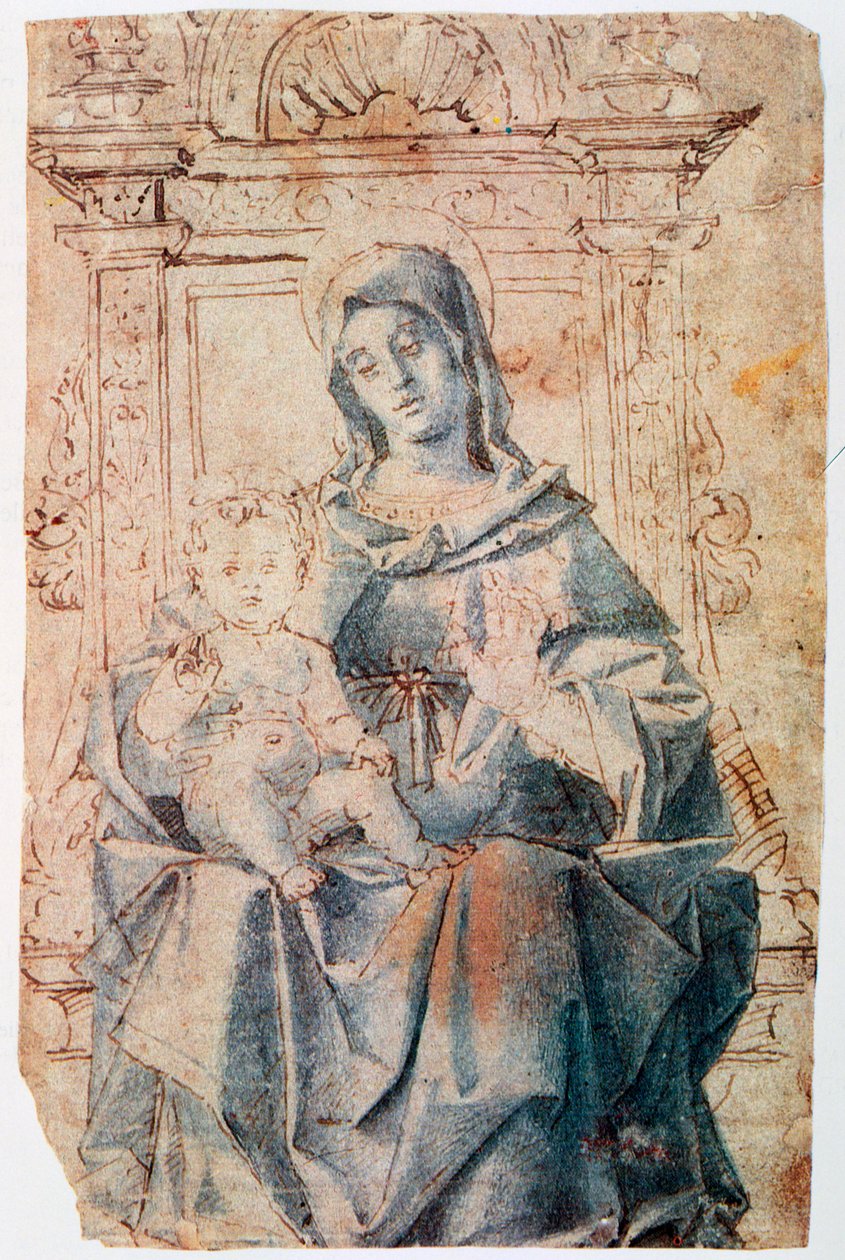 La Virgen y el Niño, c1470-1523 de Bartolomeo Montagna
