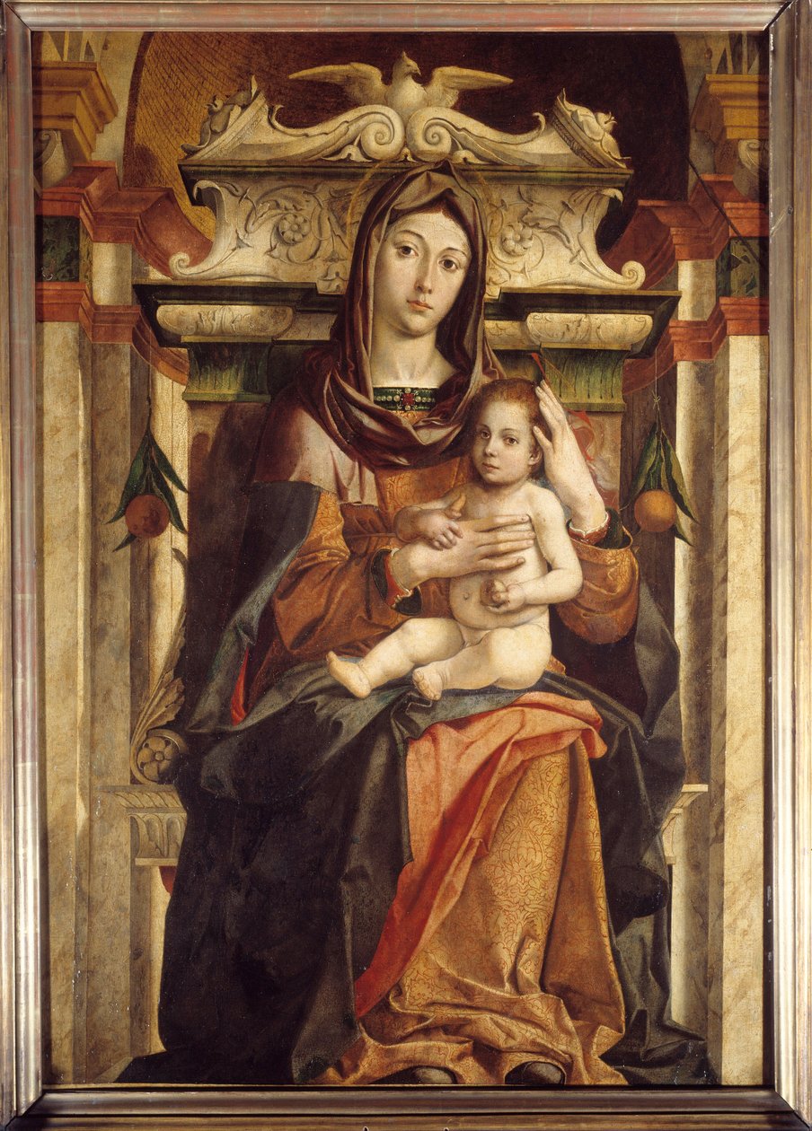 La Virgen y el Niño Pintura de Bartolomeo Montagna de Bartolomeo Montagna