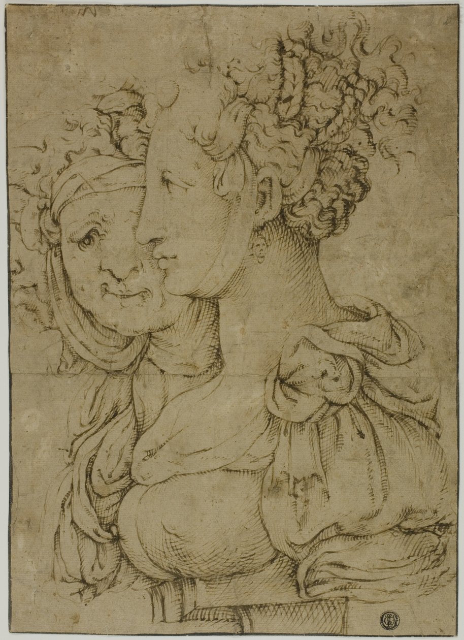 Vieja matrona y joven mujer de Bartolomeo Passarotti