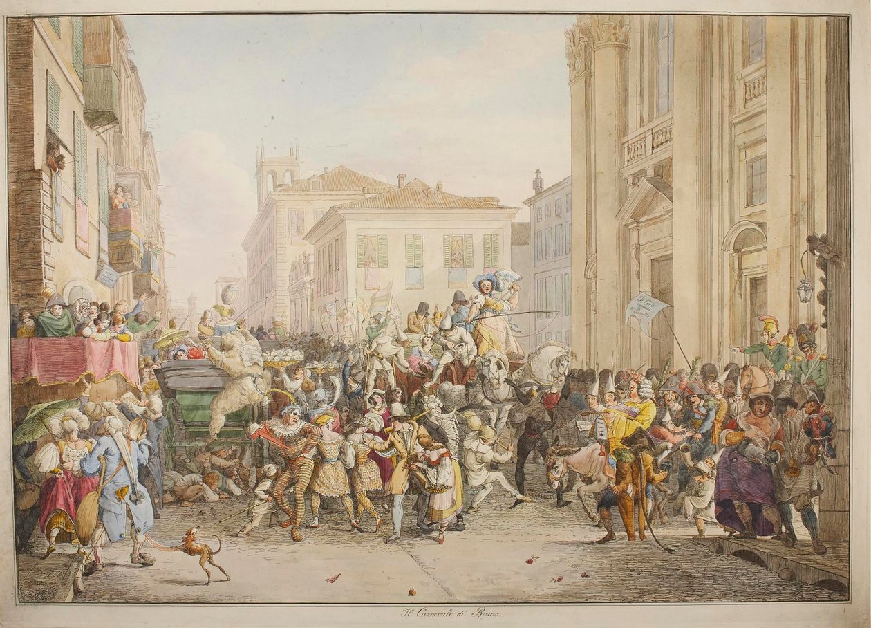 El Carnaval de Roma de Bartolomeo Pinelli