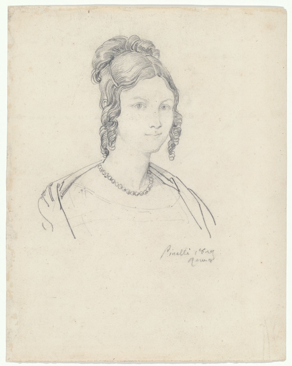 Retrato de una joven, posiblemente la princesa Barbara Massimo de Bartolomeo Pinelli