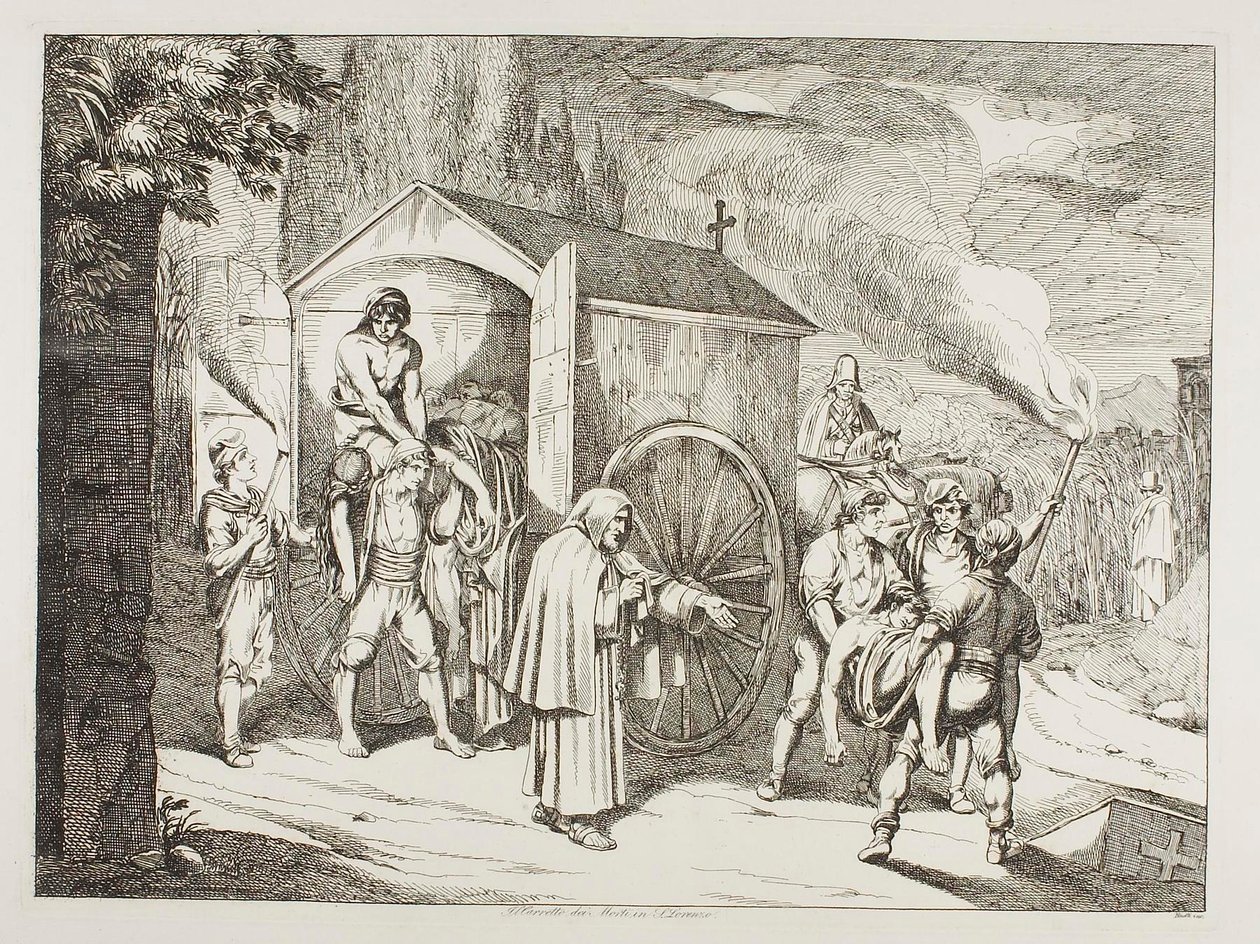 El carro fúnebre de San Lorenzo de Bartolomeo Pinelli