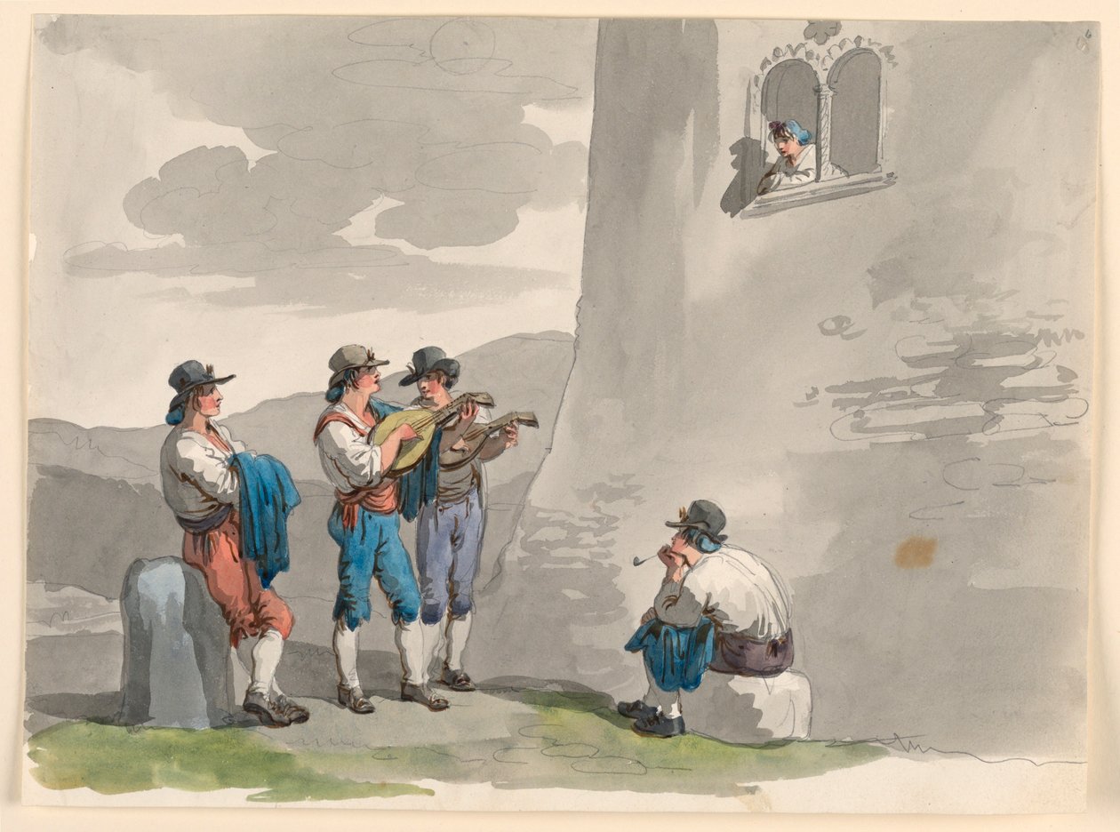 La serenata de Bartolomeo Pinelli