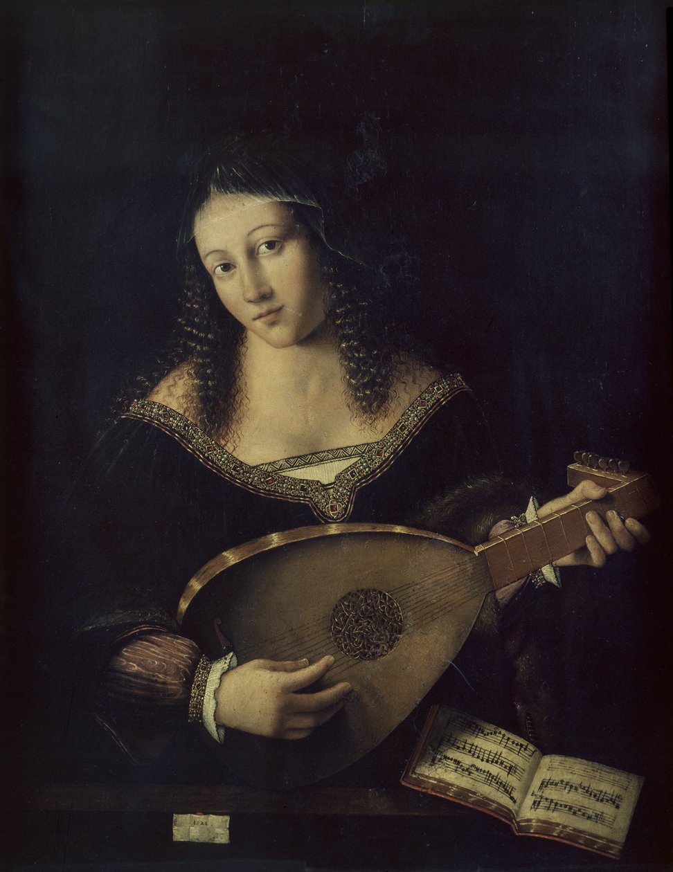 Tocador de laúd de Bartolomeo Veneto