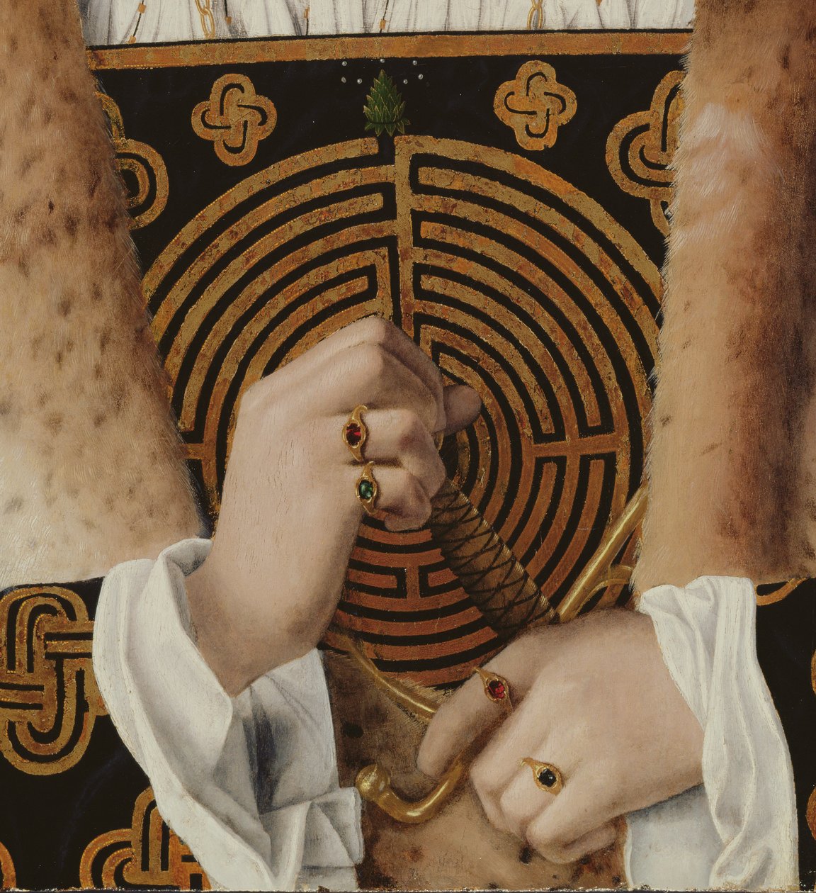 Retrato de un Hombre, (detalle) de Bartolomeo Veneto