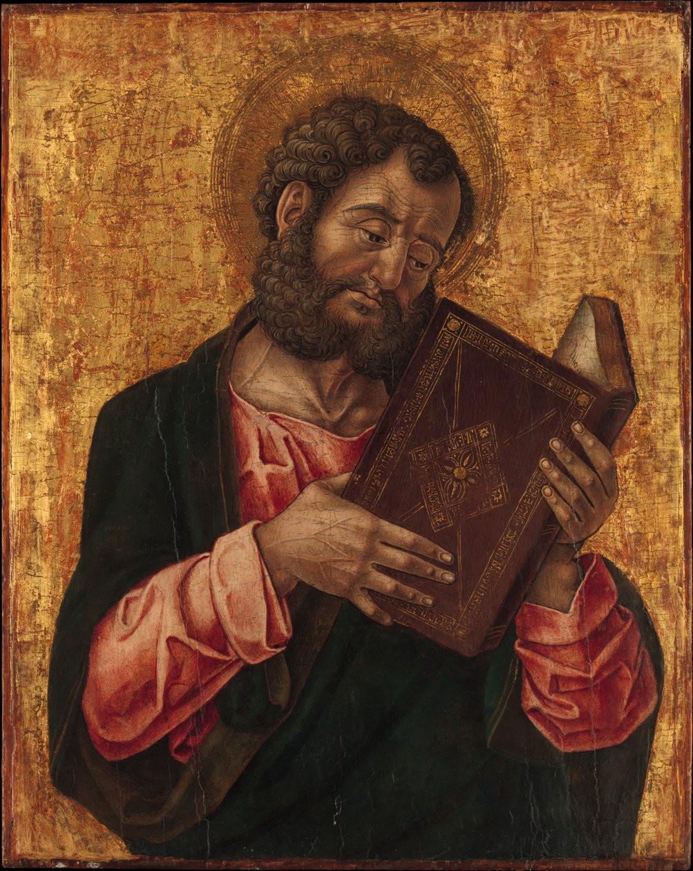 San Marcos leyendo de Bartolomeo Vivarini