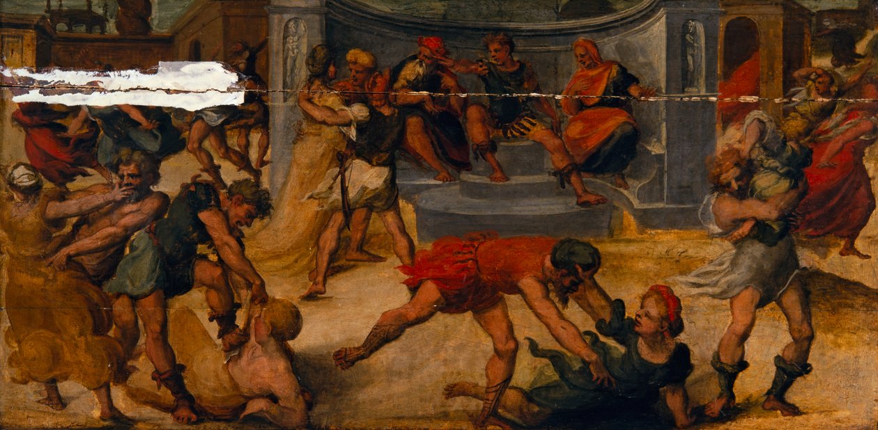 Violación de las Sabinas de Bartolomeo di David